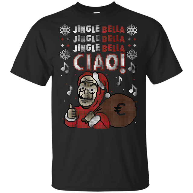 T-Shirts Black / YXS Jingle Bella Ciao Youth T-Shirt