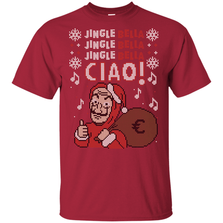 T-Shirts Cardinal / YXS Jingle Bella Ciao Youth T-Shirt