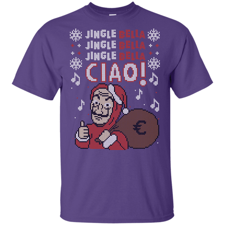 T-Shirts Purple / YXS Jingle Bella Ciao Youth T-Shirt
