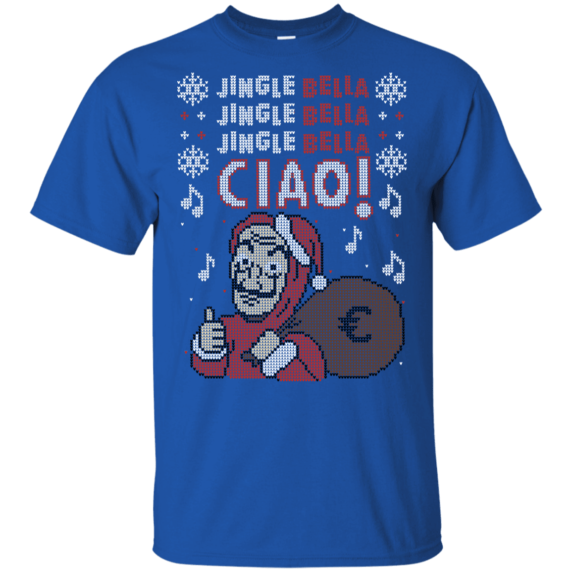 T-Shirts Royal / YXS Jingle Bella Ciao Youth T-Shirt