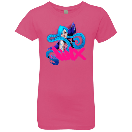 T-Shirts Hot Pink / YXS Jinx Girls Premium T-Shirt
