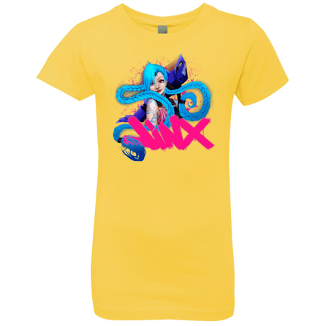 T-Shirts Vibrant Yellow / YXS Jinx Girls Premium T-Shirt
