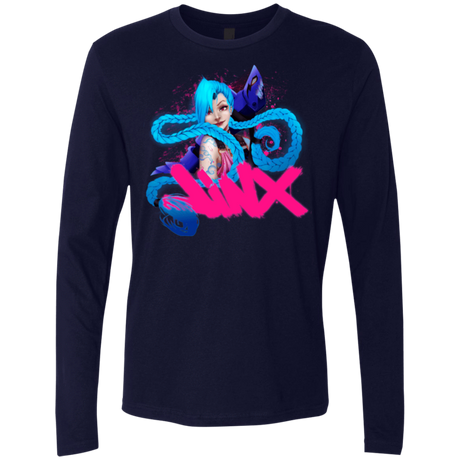 T-Shirts Midnight Navy / Small Jinx Men's Premium Long Sleeve