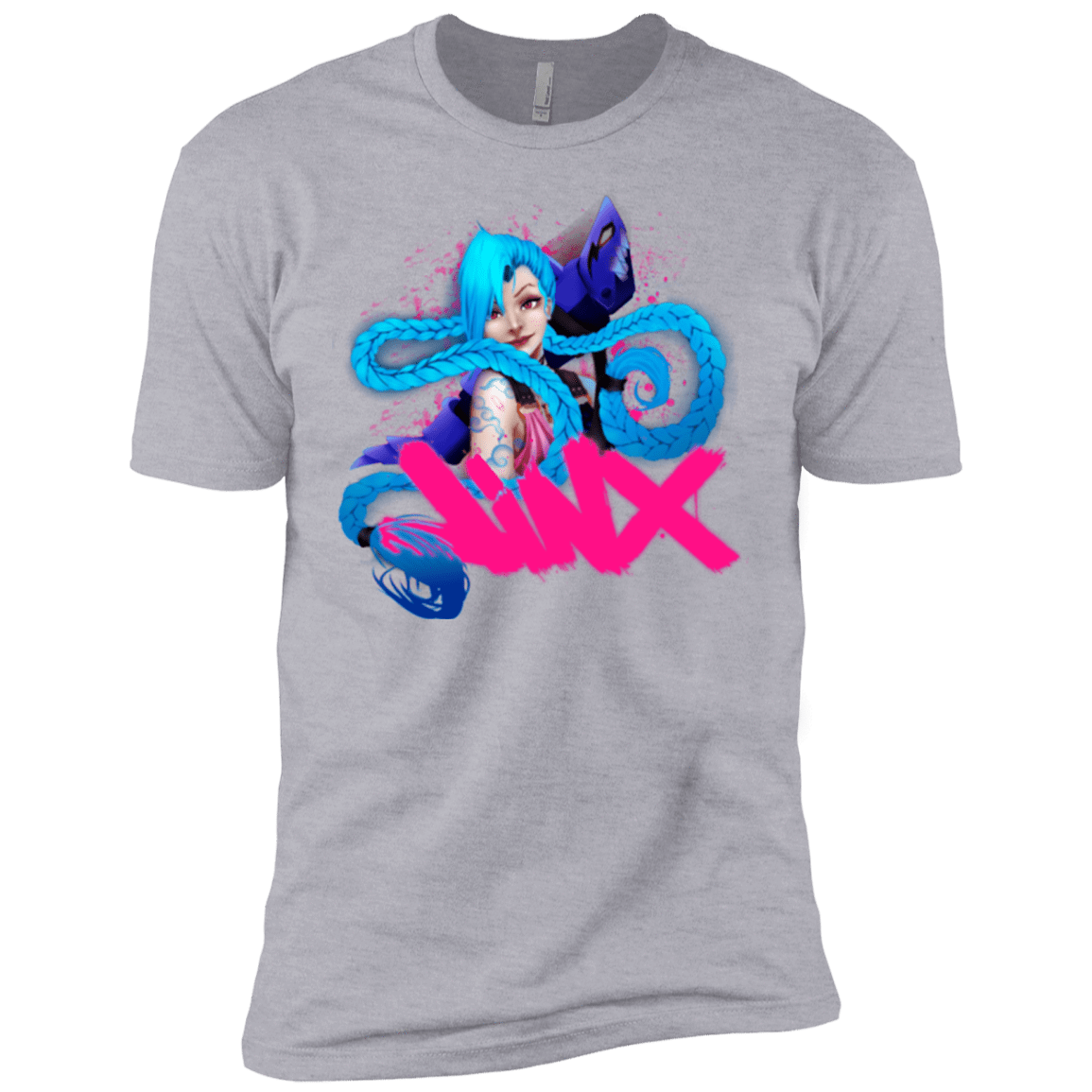 T-Shirts Heather Grey / X-Small Jinx Men's Premium T-Shirt