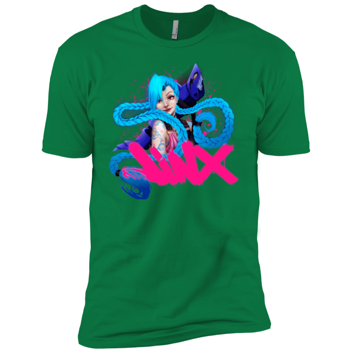 T-Shirts Kelly Green / X-Small Jinx Men's Premium T-Shirt