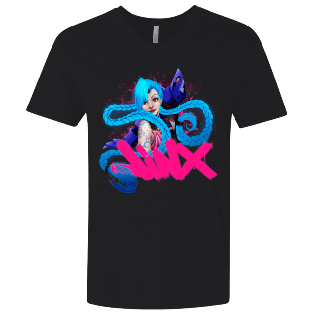 T-Shirts Black / X-Small Jinx Men's Premium V-Neck