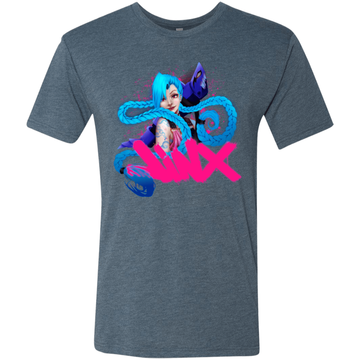 T-Shirts Indigo / Small Jinx Men's Triblend T-Shirt