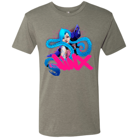 T-Shirts Venetian Grey / Small Jinx Men's Triblend T-Shirt
