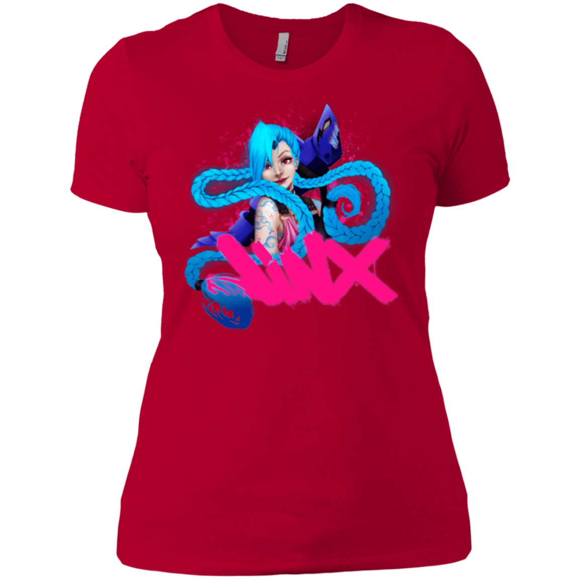 T-Shirts Red / X-Small Jinx Women's Premium T-Shirt