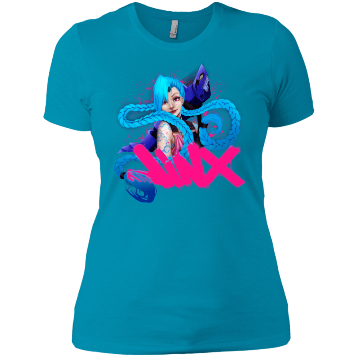 T-Shirts Turquoise / X-Small Jinx Women's Premium T-Shirt