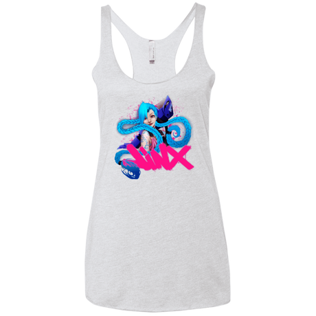 T-Shirts Heather White / X-Small Jinx Women's Triblend Racerback Tank