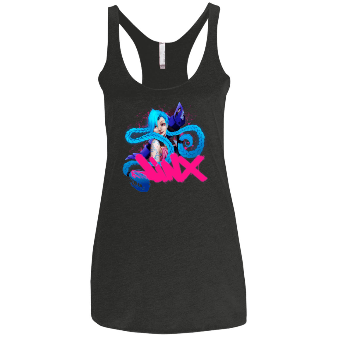T-Shirts Vintage Black / X-Small Jinx Women's Triblend Racerback Tank