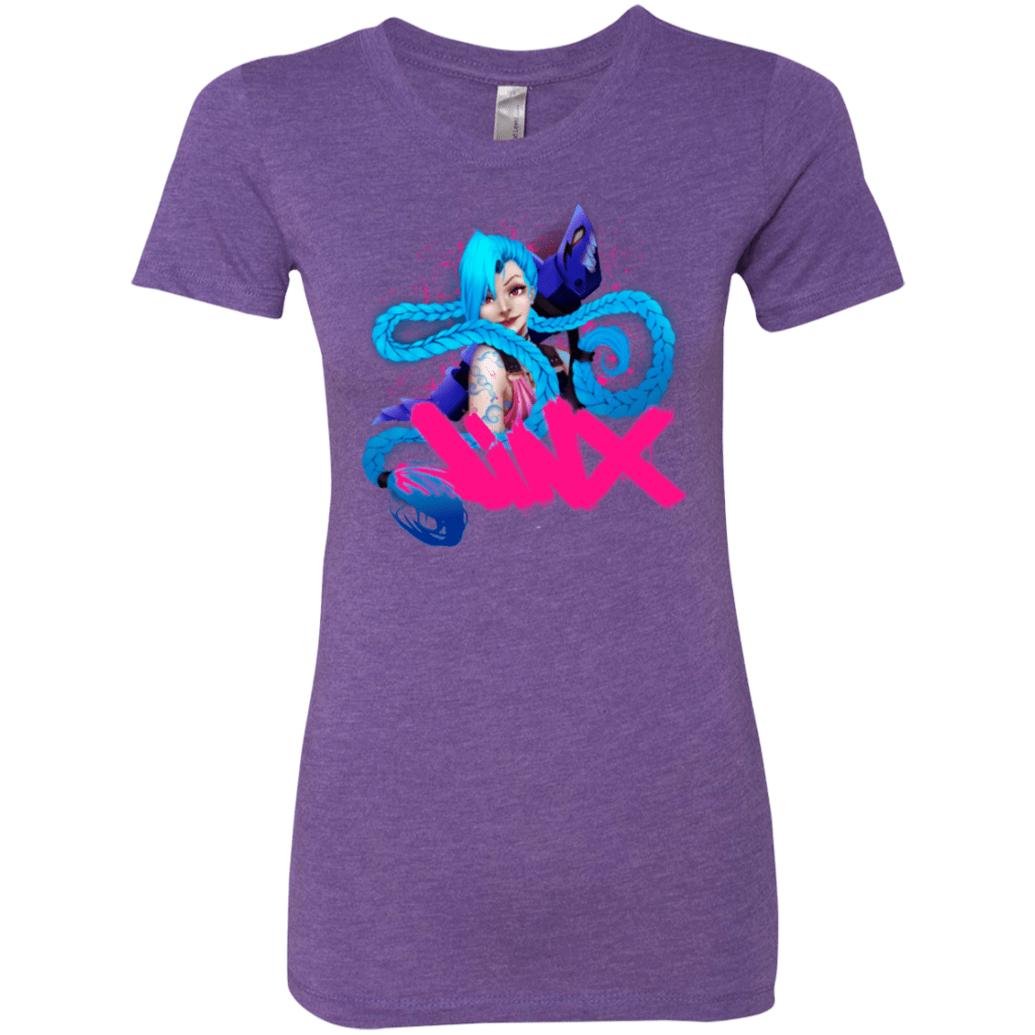 T-Shirts Purple Rush / Small Jinx Women's Triblend T-Shirt