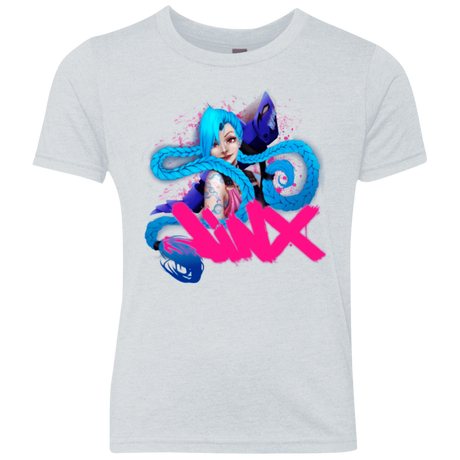 T-Shirts Heather White / YXS Jinx Youth Triblend T-Shirt