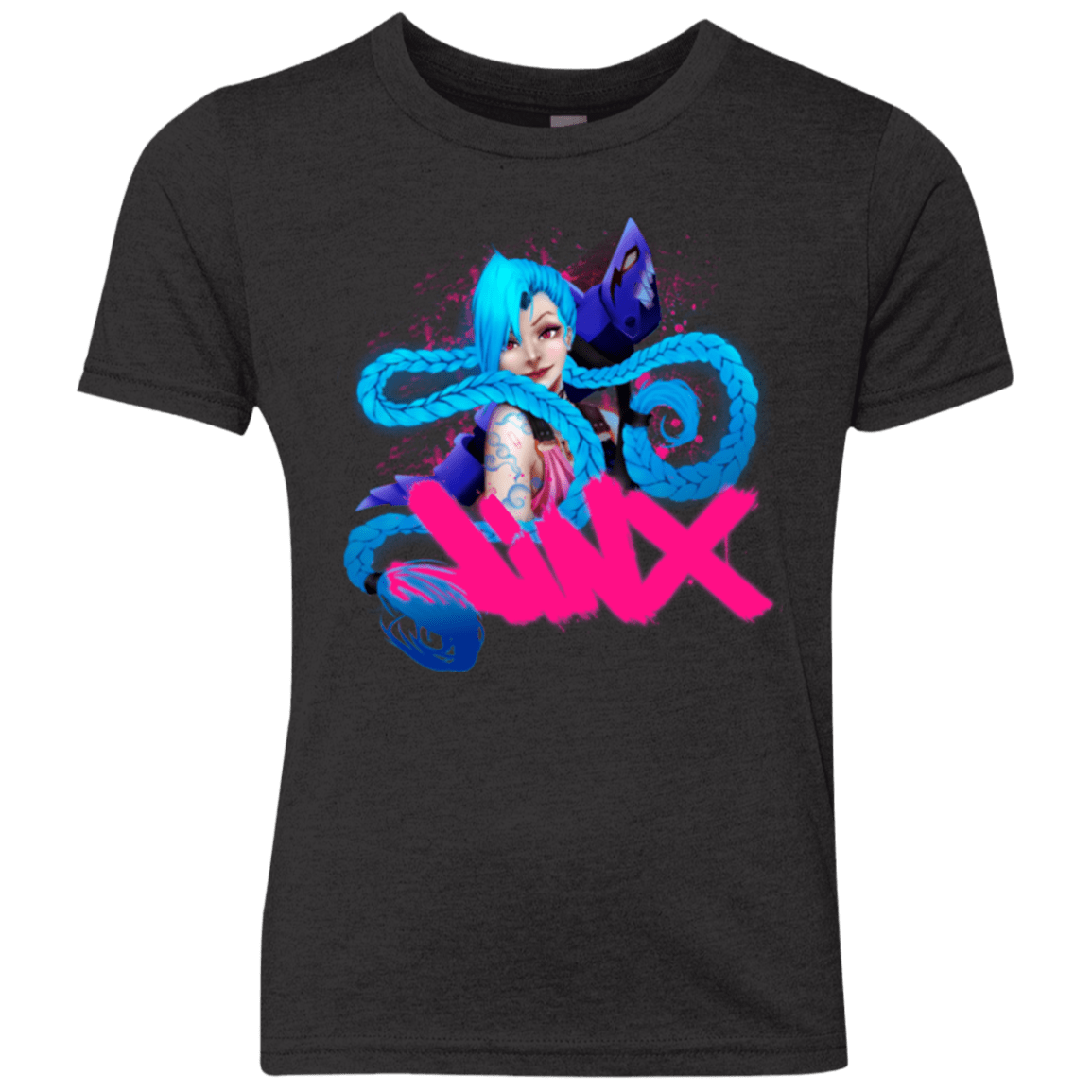 T-Shirts Vintage Black / YXS Jinx Youth Triblend T-Shirt