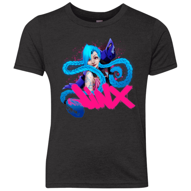 T-Shirts Vintage Black / YXS Jinx Youth Triblend T-Shirt