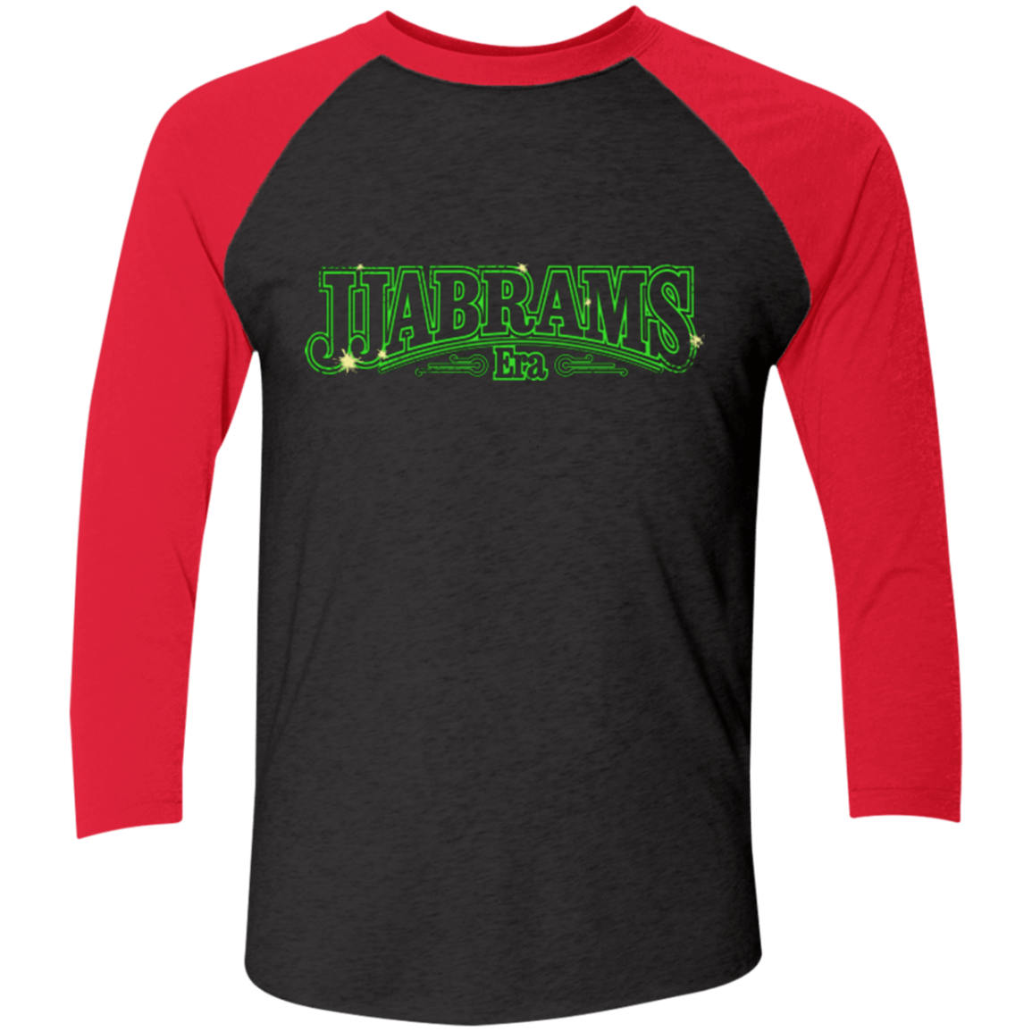 T-Shirts Vintage Black/Vintage Red / X-Small JJ Abrams Era Men's Triblend 3/4 Sleeve