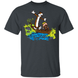 T-Shirts Dark Heather / YXS Joe And Tiger Youth T-Shirt