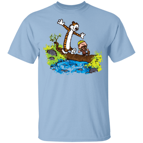 T-Shirts Light Blue / YXS Joe And Tiger Youth T-Shirt