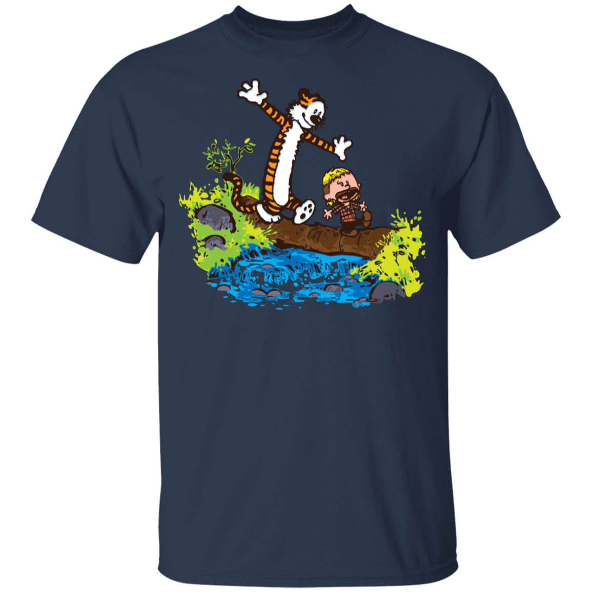 T-Shirts Navy / YXS Joe And Tiger Youth T-Shirt