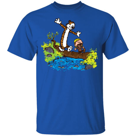 T-Shirts Royal / YXS Joe And Tiger Youth T-Shirt