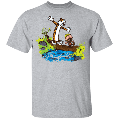 T-Shirts Sport Grey / YXS Joe And Tiger Youth T-Shirt