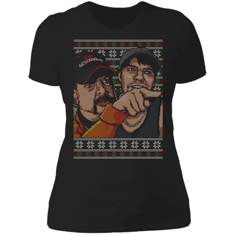 T-Shirts Black / X-Small Joe Exotic Meme Ugly Sweater Women's Premium T-Shirt