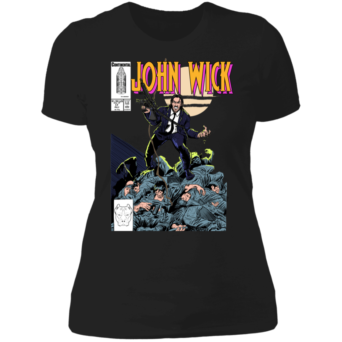 T-Shirts Black / X-Small John Wick Women's Premium T-Shirt