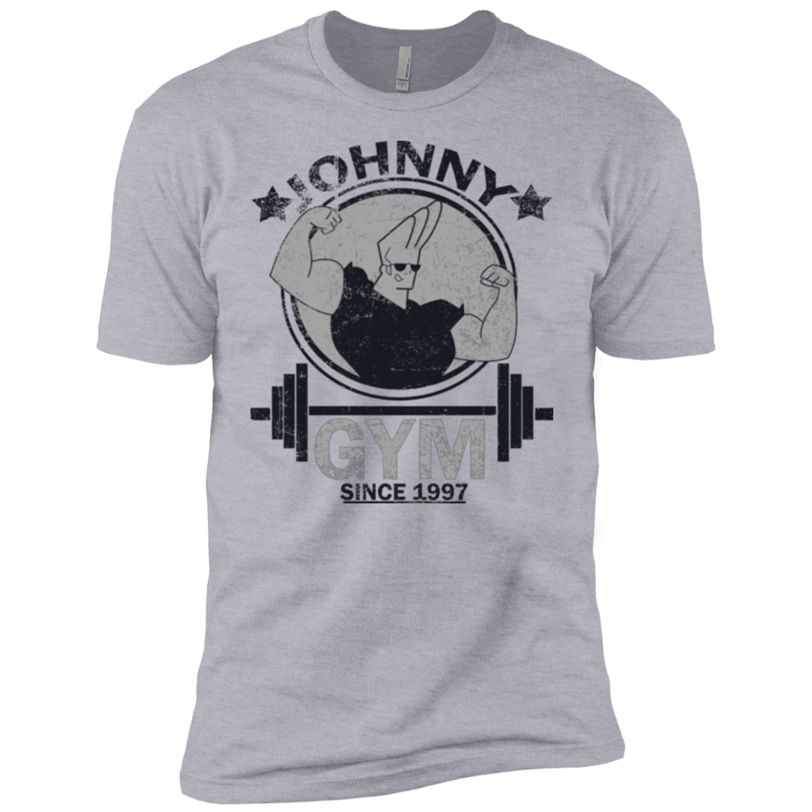 T-Shirts Heather Grey / YXS Johnny Gym Boys Premium T-Shirt