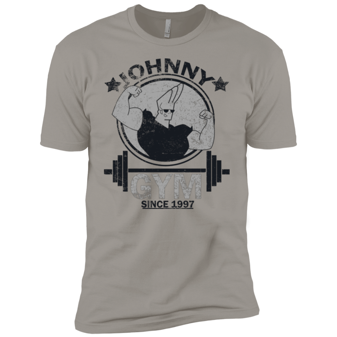 T-Shirts Light Grey / YXS Johnny Gym Boys Premium T-Shirt