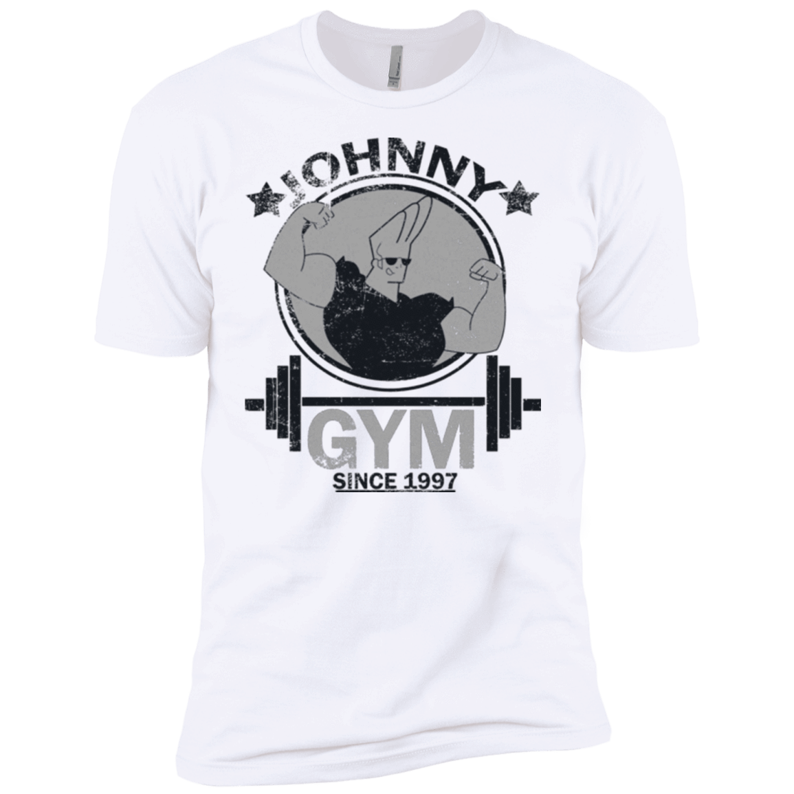 T-Shirts White / YXS Johnny Gym Boys Premium T-Shirt