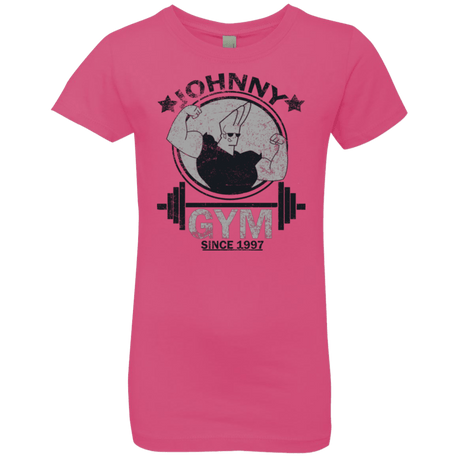 T-Shirts Hot Pink / YXS Johnny Gym Girls Premium T-Shirt