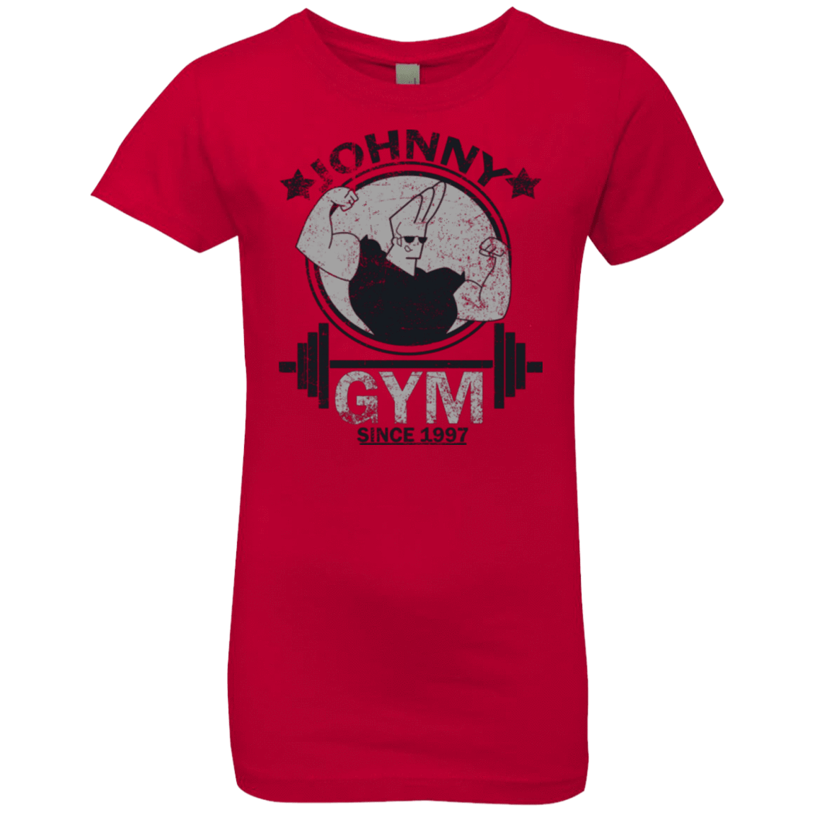 T-Shirts Red / YXS Johnny Gym Girls Premium T-Shirt