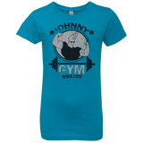 T-Shirts Turquoise / YXS Johnny Gym Girls Premium T-Shirt