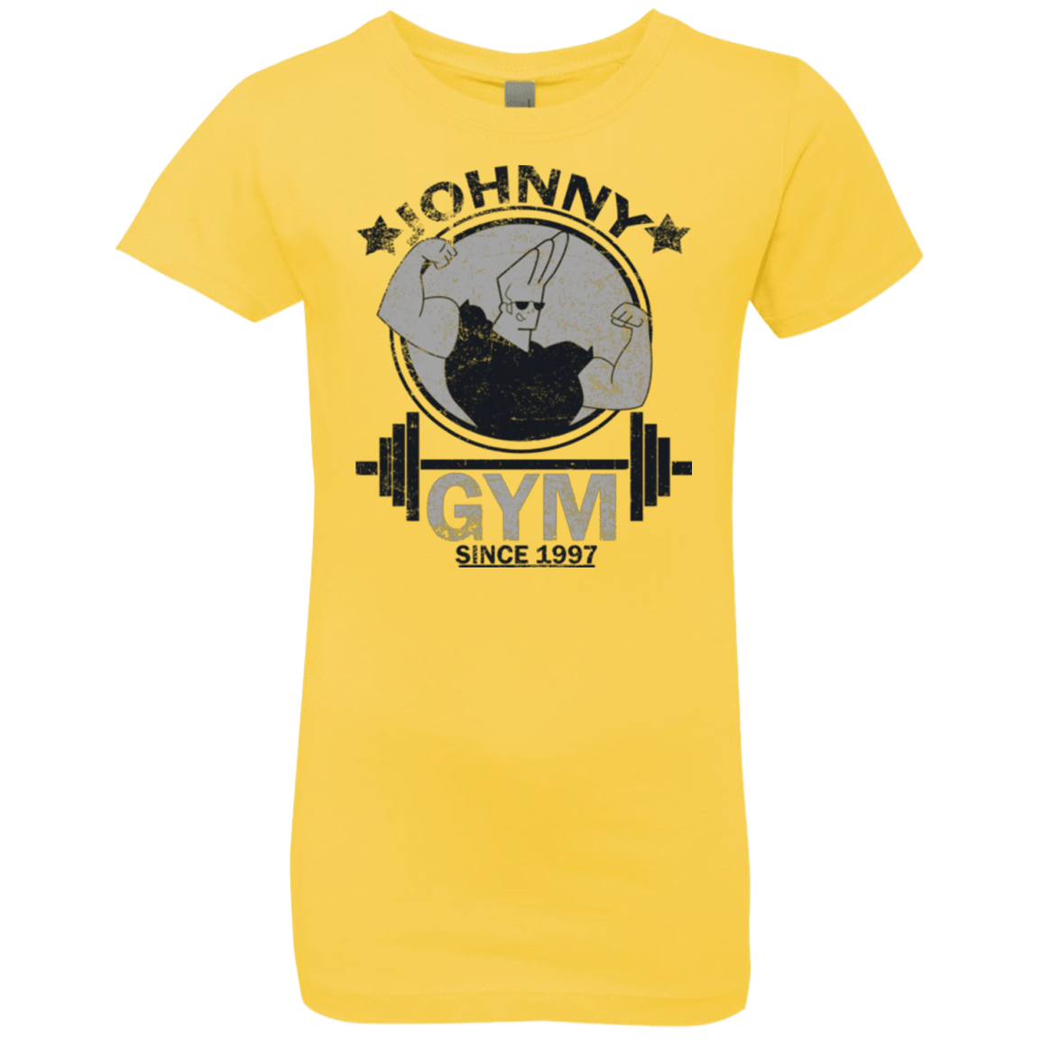 T-Shirts Vibrant Yellow / YXS Johnny Gym Girls Premium T-Shirt