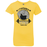 T-Shirts Vibrant Yellow / YXS Johnny Gym Girls Premium T-Shirt