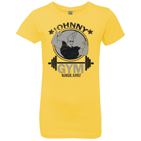 T-Shirts Vibrant Yellow / YXS Johnny Gym Girls Premium T-Shirt