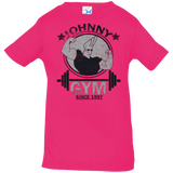 T-Shirts Hot Pink / 6 Months Johnny Gym Infant Premium T-Shirt