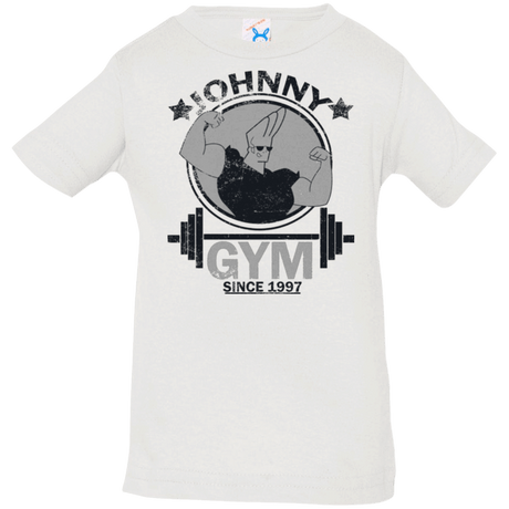 T-Shirts White / 6 Months Johnny Gym Infant Premium T-Shirt