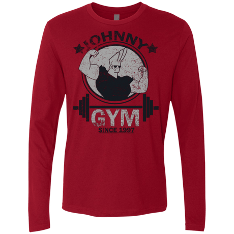T-Shirts Cardinal / Small Johnny Gym Men's Premium Long Sleeve