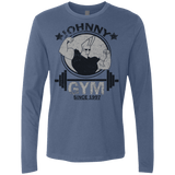 T-Shirts Indigo / Small Johnny Gym Men's Premium Long Sleeve