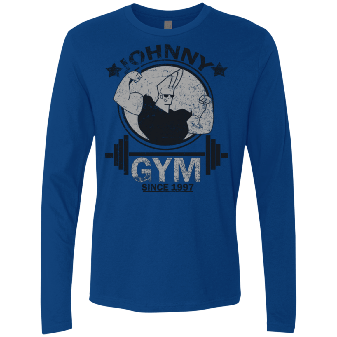 T-Shirts Royal / Small Johnny Gym Men's Premium Long Sleeve
