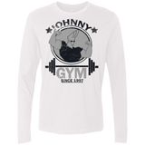 T-Shirts White / Small Johnny Gym Men's Premium Long Sleeve