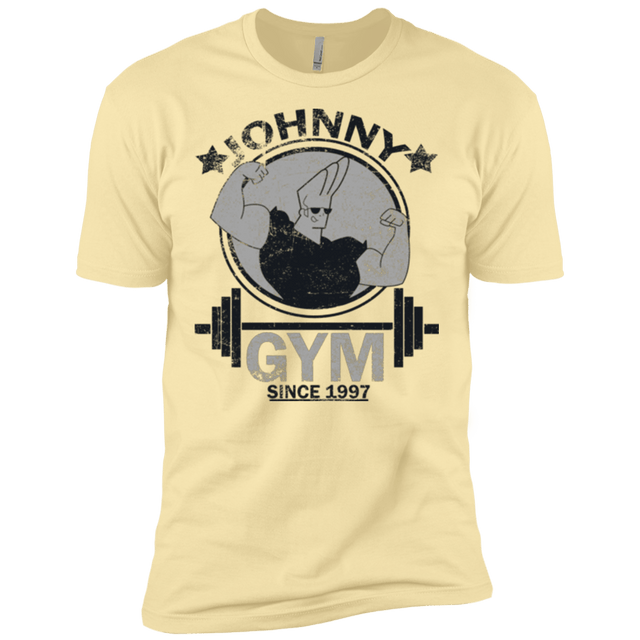 T-Shirts Banana Cream / X-Small Johnny Gym Men's Premium T-Shirt