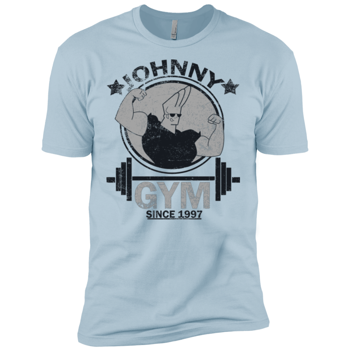 T-Shirts Light Blue / X-Small Johnny Gym Men's Premium T-Shirt