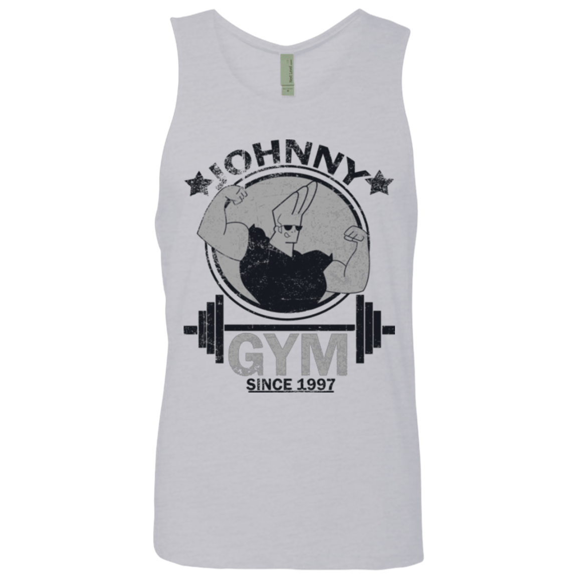 T-Shirts Heather Grey / Small Johnny Gym Men's Premium Tank Top