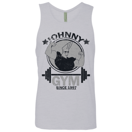 T-Shirts Heather Grey / Small Johnny Gym Men's Premium Tank Top