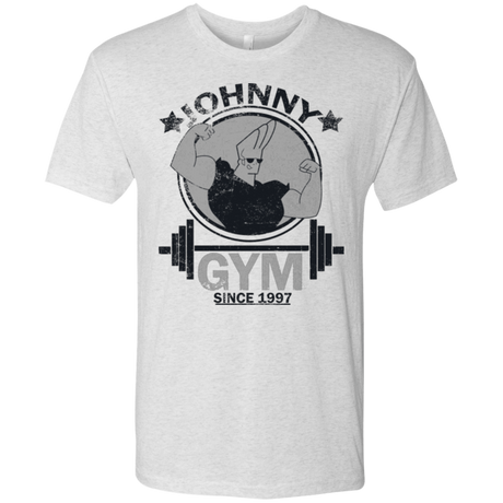 T-Shirts Heather White / Small Johnny Gym Men's Triblend T-Shirt