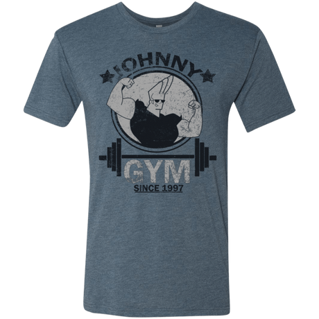 T-Shirts Indigo / Small Johnny Gym Men's Triblend T-Shirt