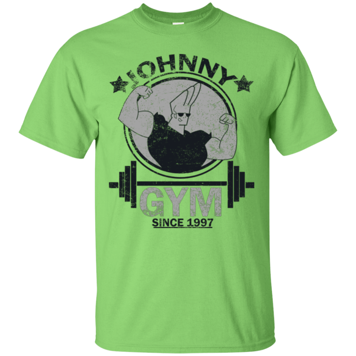 T-Shirts Lime / Small Johnny Gym T-Shirt
